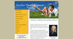 Desktop Screenshot of carolinafamilyhypnosis.com